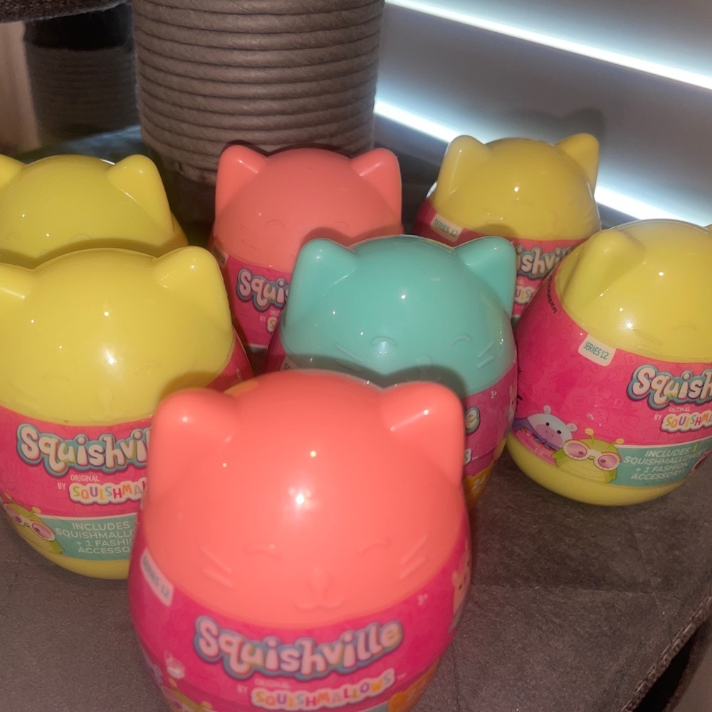 7x NWT squishmallows series 12 each includes 1 squishmallows with 1 accessory